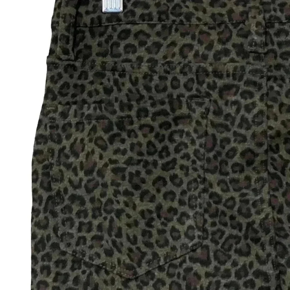 BLANKNYC Leopard Print Moto Skinny Pants 27 Biker Mob Wife NWT - Picture 8 of 11